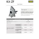 PTO ZF TRAXON 12TX-2620 základová doska + hriadeľ