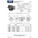 OMFB zubové hydraulické čerpadlo TANDEM ISO 82 d