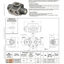 OMFB pneumatický prepínací ventil 3/2 1-3/4"