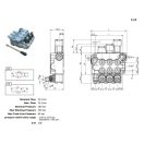 Hydraulický rozvádzač FM35/1 3/8" M