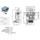 Hydraulický rozvádzač FM85/1 3/4" SE