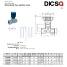 Jemný škrtiaci ventil 1/4"
