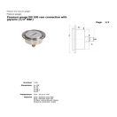 Hydraulický Manometer Dn100 0-400 Bar Zadné Pripojenie