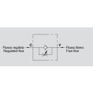 OM VRFU 90° 3/8" škrtiaci ventil